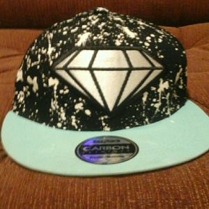 Black Carbon Diamond Snapback